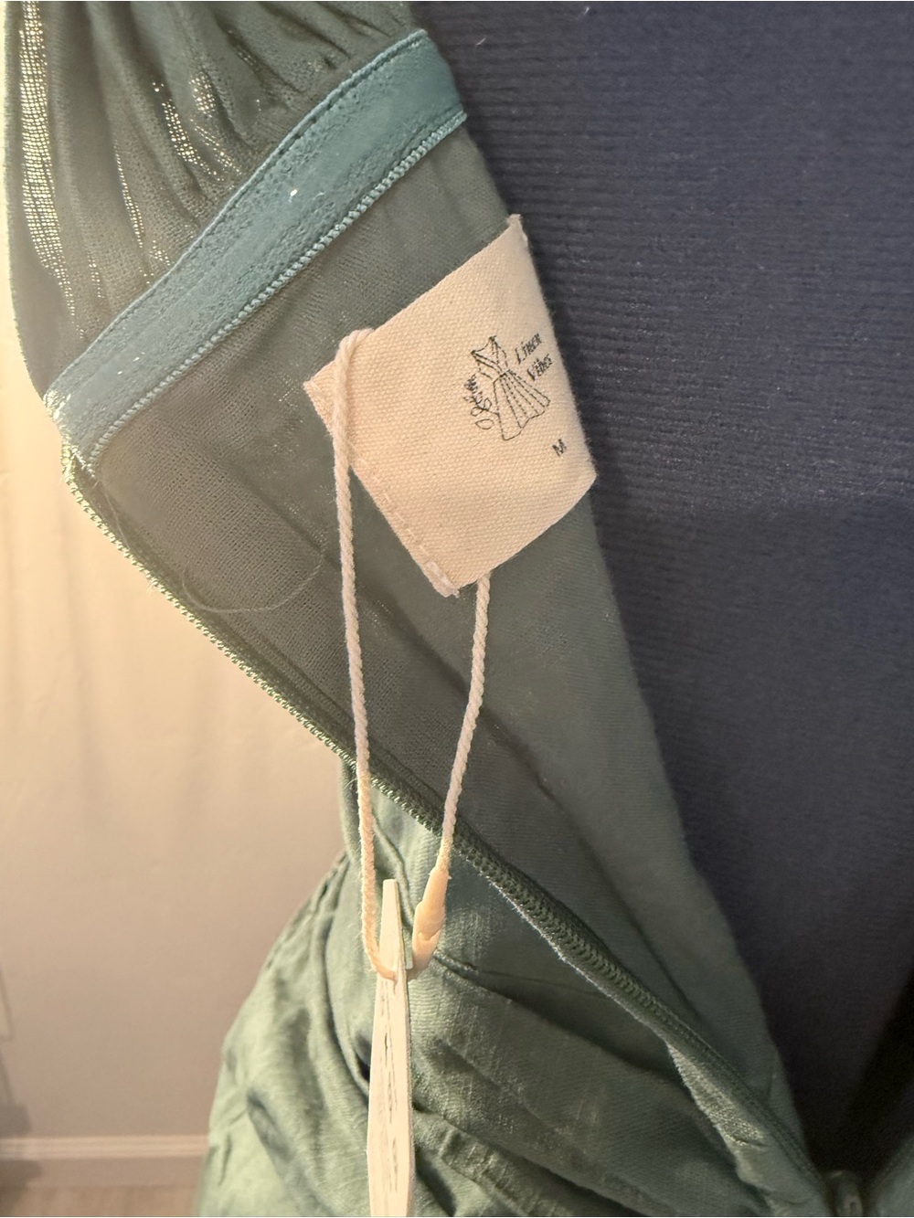 Sleeveless Sage Green Midi Dress # 223 - Picture 8 of 11